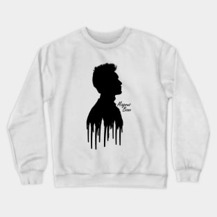 Shadowhunters / The mortal instruments - Magnus Bane / Harry Shum Jr dripping silhouette (black) - Warlock - Malec - Clary, Alec, Jace, Izzy Crewneck Sweatshirt